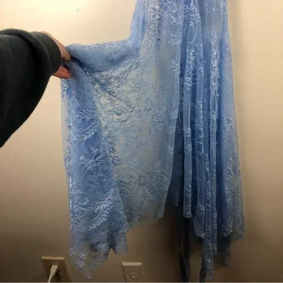 NWT Ethereal Dolls Kill Widow Blue Floral Lace Dress - Picture 2 of 10